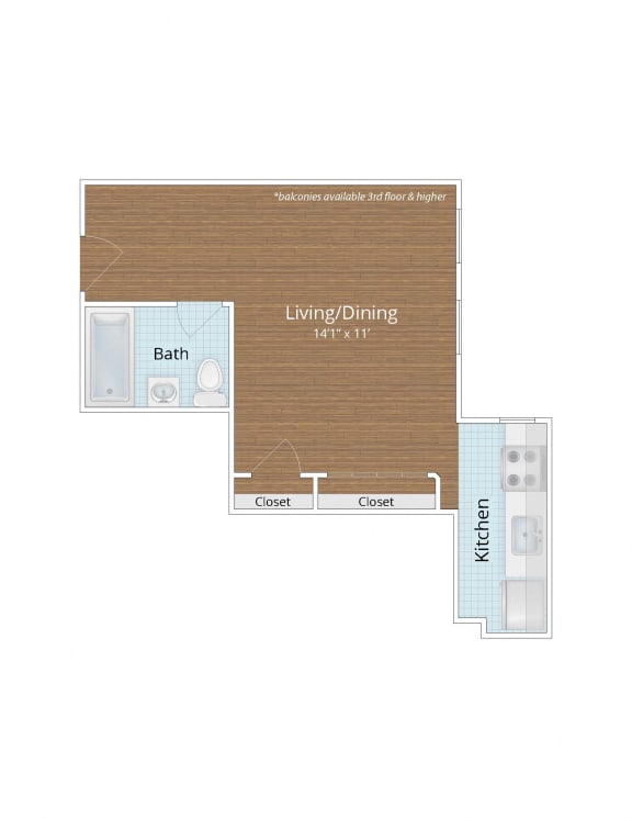 Studio, 1 & 2Bedroom Rent Controlled Apartments Columbia Heights